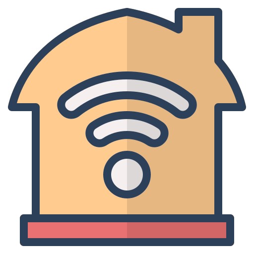 House, internet, invesment, online, property, real estate, wifi icon